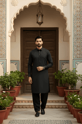 Dream Style- Black Kameez Shalwar