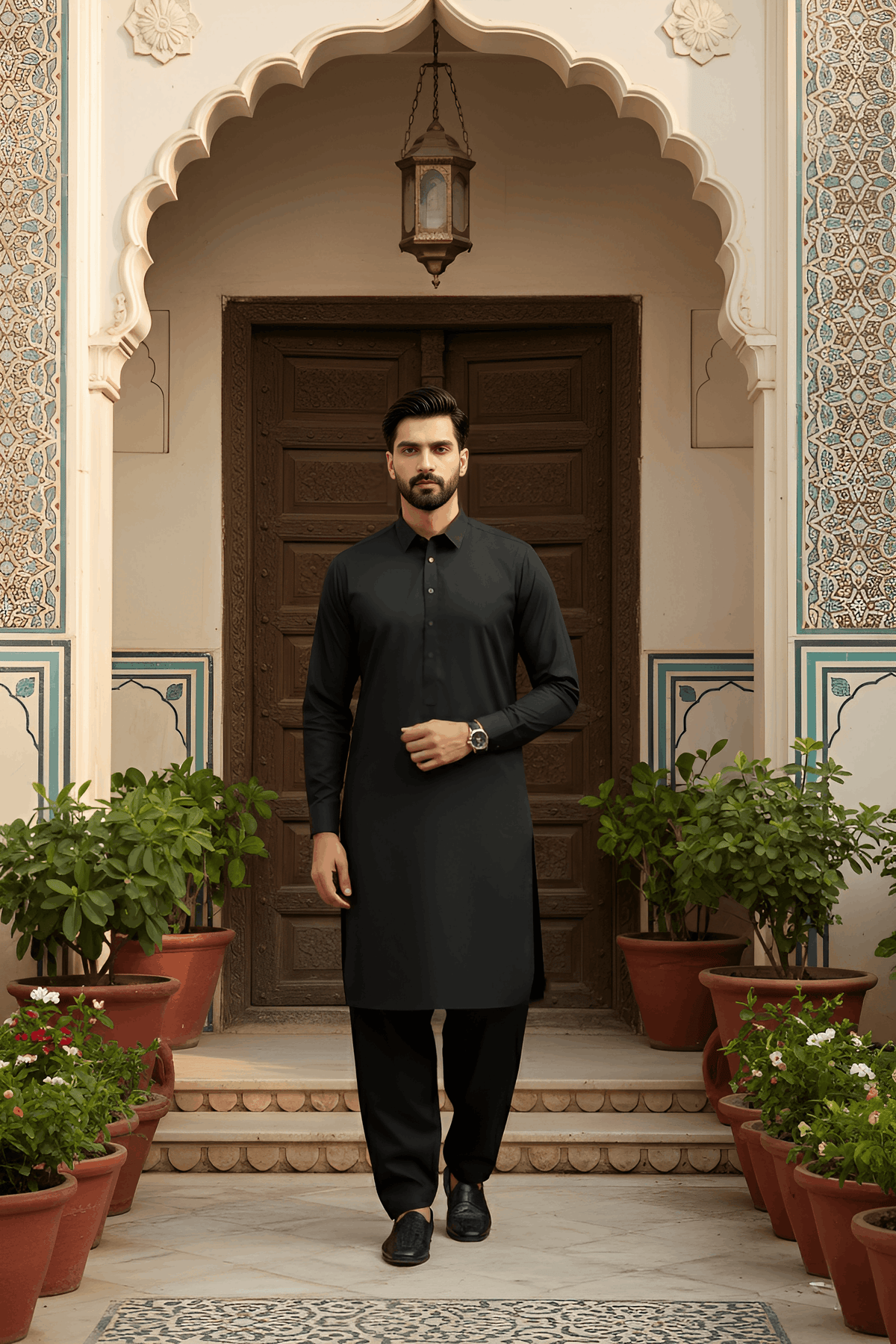 Dream Style- Black Kameez Shalwar