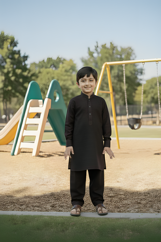 Rain Bow- Boy Mahroon Kameez Shalwar