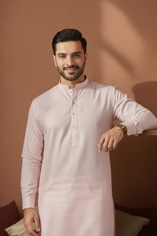 Refersh-Peach Kameez Shalwar