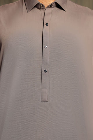 Gold Medal Style- Grey Kameez Shalwar
