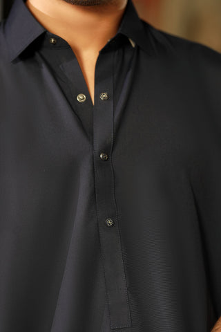 China Boski- Navy Kameez Shalwar