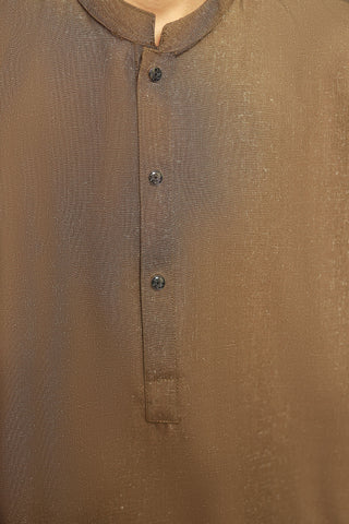 Gentle Men- Boy Brown Kameez Shalwar