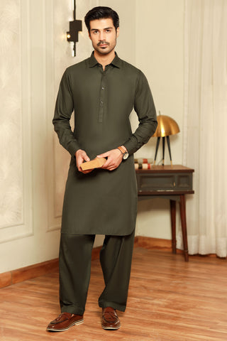 Dream Style- Green Kameez Shalwar