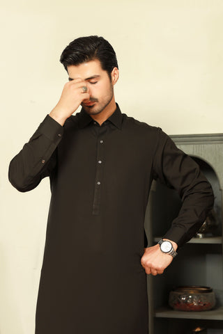 China Boski- Black Kameez Shalwar