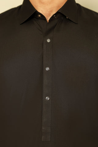 China Boski- Black Kameez Shalwar