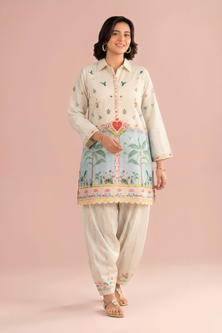 WPLU-05 Printed lawn 2-Pcs Unstitched