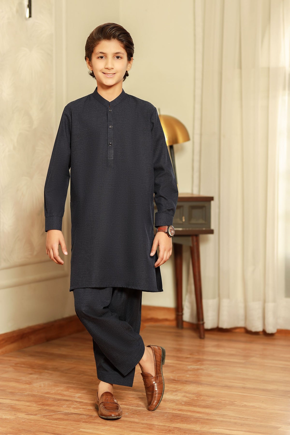 Rain Bow- Boy Navy Kameez Shalwar
